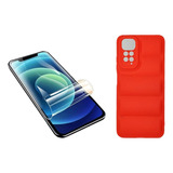 Funda Puffer + Hidrogel Compatible Con Redmi Note 12 Pro 4g