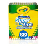 Plumones Lavables Crayola Súper Tips 100 