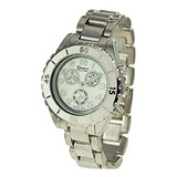 Reloj Geneva Platinum 9143 Mujer Cronógrafo Decorativo Con E