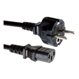 Cable Power 220v P/ Fuente Pc Monitor Cargador Etc Pack X 10