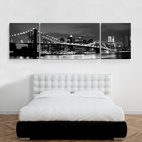 Cuadro Grande Xl Puente The Brooklyn New York Foto Luces Ny