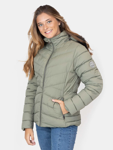 Parka South Coast Verde Mujer Maui And Sons