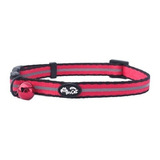 Collar Reflectante Rojo Para Gato Mascat