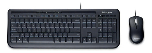 Microsoft Teclado E Mouse Com Fio Usb Preto - 3j200006