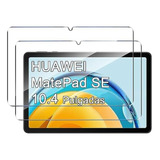 2 Micas Cristal Templado Para Huawei Matepad Se 10.4 PuLG