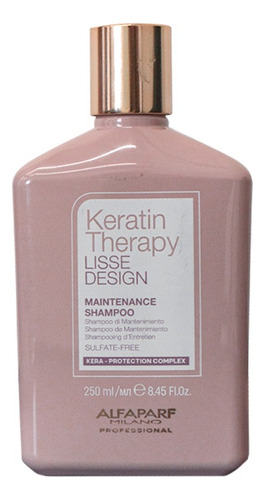 2 Alfaparf Shampoo Lisse Design Keratin Mantenimiento