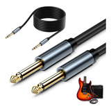 Cable Guitarra De Instrumento Eléctrico Bajo Audio Cable 8m