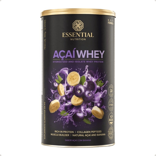 Whey Protein Açaí 420g Essential Nutrition