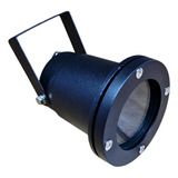 Spot Embutir Piso Aplique Apto Led Gu10 Negro