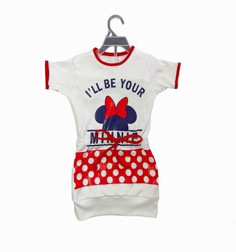 Vestido Para Niña Compatible Con Minnie 