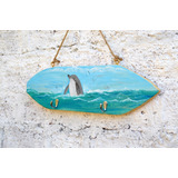 Perchero Surf (60x20cm) Modelo Delfín