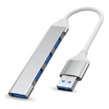 Hub Usb 3.0 - 4 Puertos Compatible Windows Mac Multipuertos