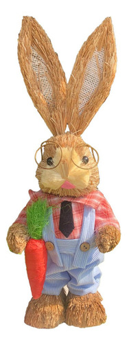 Figura De Conejo De Pascua, Adorno Decorativo De Pascua Para