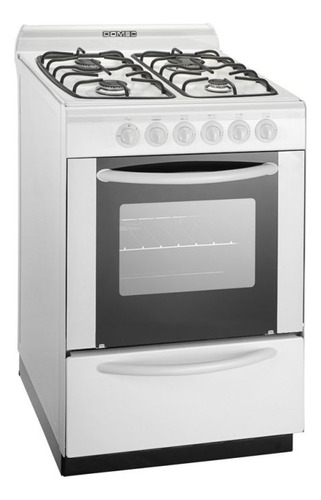 Cocina A Gas 56cm 4h Domec Cbuplev Blanca