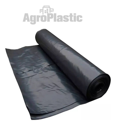 Nylon Polietileno Negro 100 Mic Ancho 6 Mt.- Venta X 10 Mts