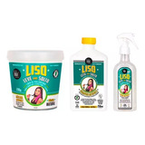 Kit Shampoo + Tratamiento + Spray Lola Liso Leve E Solto