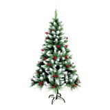 Árvore De Natal Alemã Pinheiro Nevada Cactos 1,5m 348 Galhos