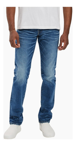 Jeans American Eagle Flex Slim Straight Para Hombre