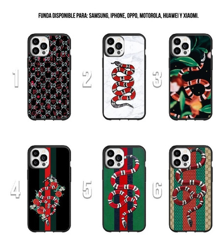 Funda Case Uso Rudo Estilo Gucci