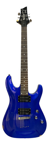 Guitarra Schecter Omen-6 Diamond Series Electric Blue Usada