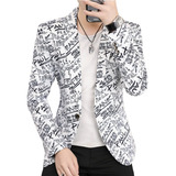 Chamarra Blazer Trajes Moda Coreana De Hombres Slim Fit