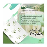 Papel P/ Mechas Biomechas Biodegradável 11x27cm Natureza