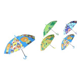 12 Paraguas Grandes Plegable Diseño Hermoso Niño / Calidad 