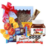 Caja Kinder Bon O Bon Nutella Golosinas Box Regalo Dulcesros