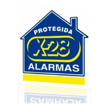 Cartel X28 Alarma Propiedad Protegida Pvc