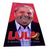 Kit 10 Toalhas Banho Praia Lula Presidente Pt Atacado