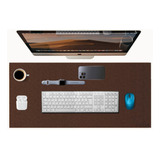 Mousepad Deskpad Grande Couro Sintético 90x40 Office Premium
