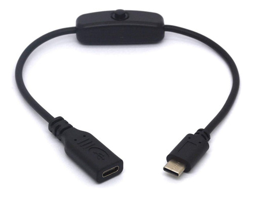 Glhong Raspberry Pi Interruptor De Alimentacin, Usb C Macho 