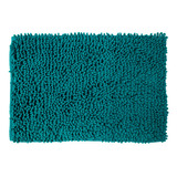 Tapete De Baño Deco Loop Soft 40x60 Cms Color Verde Azul