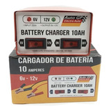 Cargador De Bateria Auto Moto 12/6 Volt 10 Amperes + Envio