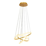 Lustre Pendente Led 39w Orbital Triplo Moderno Luz 3000k