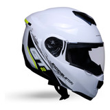 Casco Para Motociclista Abatible Exoskeleton Con Bluetooth 