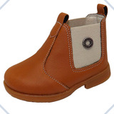 Botina Botinha Infantil Masculino Na Moda Country Conforto