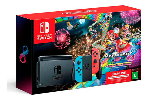 Console Nintendo Switch + Mario Kart Deluxe 8 - Hbdskabl1