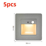 . Foco Empotrable For Escalera Con Luz Led 3w 5 Piezas