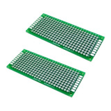 Placa Exp. Perforada Doble Faz 3x7cm Pcb Protoboard-pack X2 