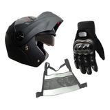 Casco Moto Ich Certificado Dot Guantes Chaleco Gratis