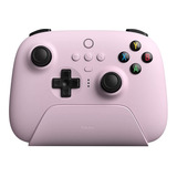 Controle 8bitdo Ultimate Wireless 2.4g Pc Windows 10 Android Cor Rosa