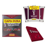 Album Copa 2022 Capa Dura Prata Box Especial 670 Figurinhas