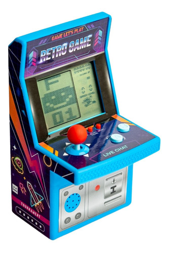 Mini Consola Portátil Arcade Tetris Retro