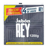 Jabon Rey En Barra 300 Gr X 4 Unidades