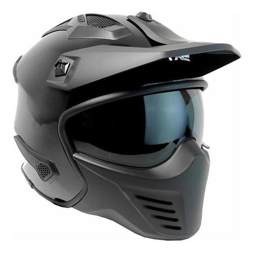 Casco Tech-c2 726x Certificado Ece Talla M Negro C/lente