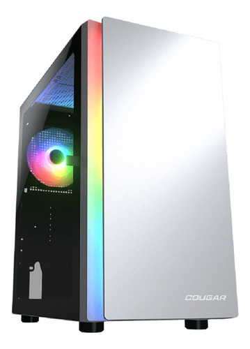 Gabinete Cougar Gamer Purity Rgb White Cristal Templado