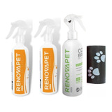 2 Renovapet Dermico Gratis 1 Oral + Bolsa Para Popo Mascotas