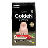 Ração Golden Gatos Adultos Sabor Carne 3kg