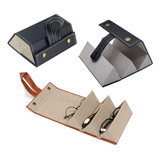 Estuche Para Gafas Organizador Portátil Viaje X3 Puestos